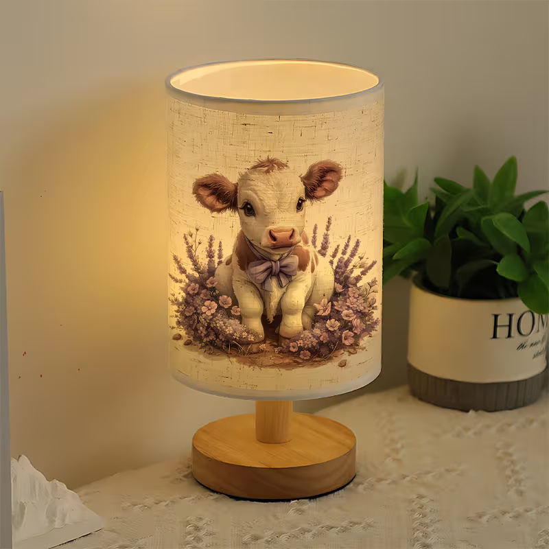 Modern USB-Powered Linen Lamp | Unique Design, Exquisite Patterns, Ideal for Bedside and Living Room Ambiance