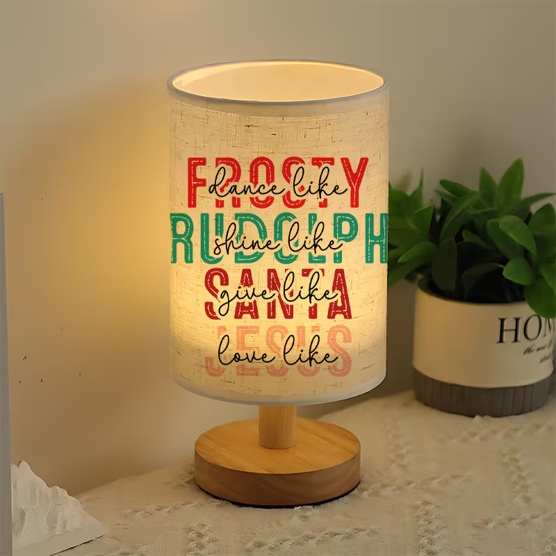 Modern USB-powered Linen Lamp with a Unique Design2