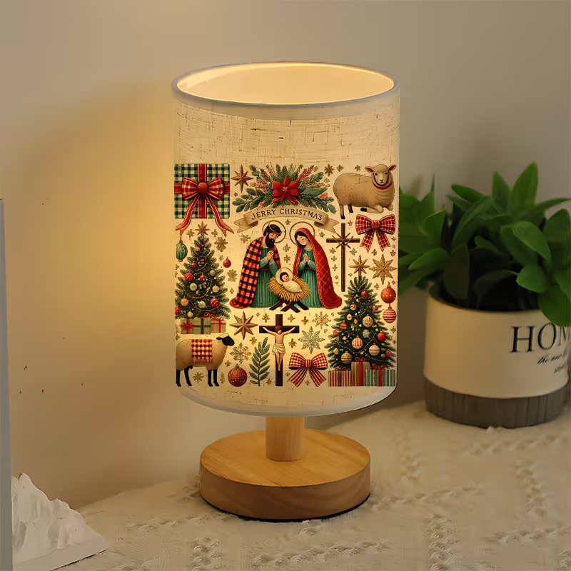 Modern USB-powered Linen Lamp with a Unique Design4