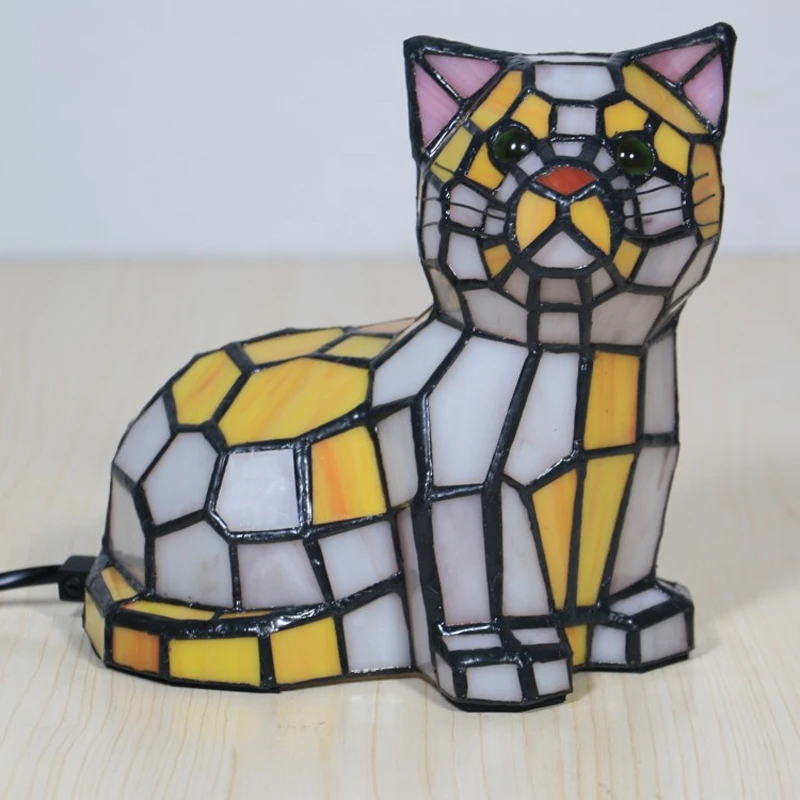 Tiffany Style Pomeranian Lamp