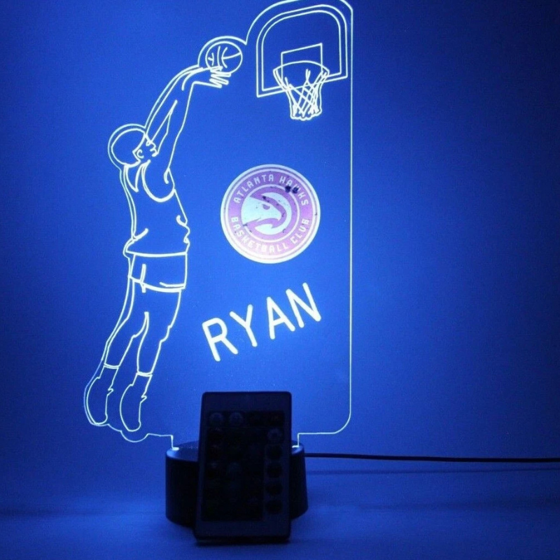 Atlanta Hawks NBA Basketball Player Sports Light Up Lamp