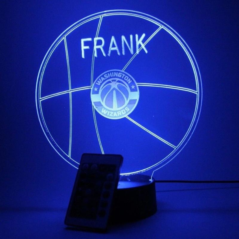 Washington Wizards NBA Basketball Sports Fan Light Up Lamp