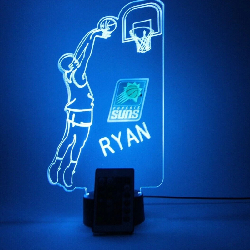 Phoenix Suns NBA Basketball Player Sports Light Up Lamp
