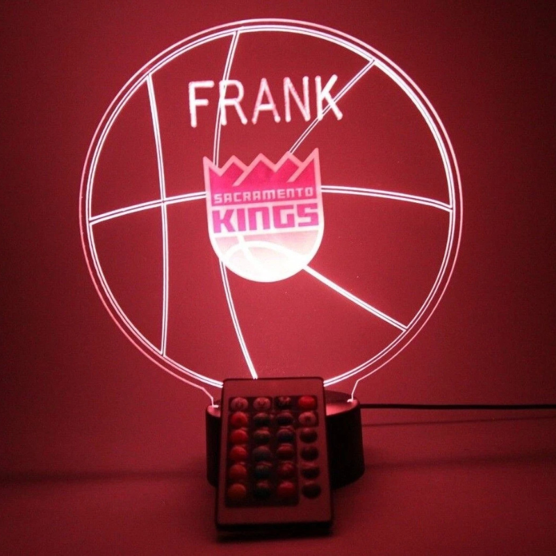 Sacramento Kings NBA Basketball Sports Light Up Night Lamp