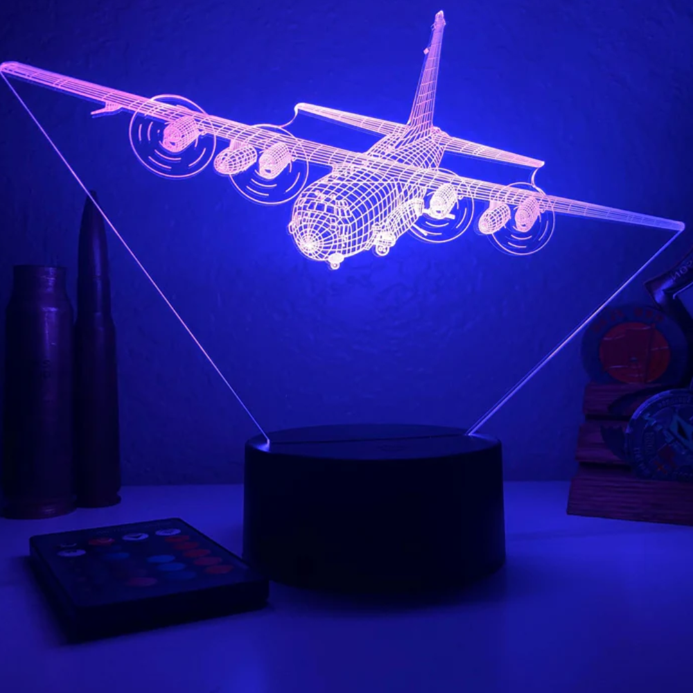 Aircraft Themed Illusion LED Lamp-3D Optical Lamp