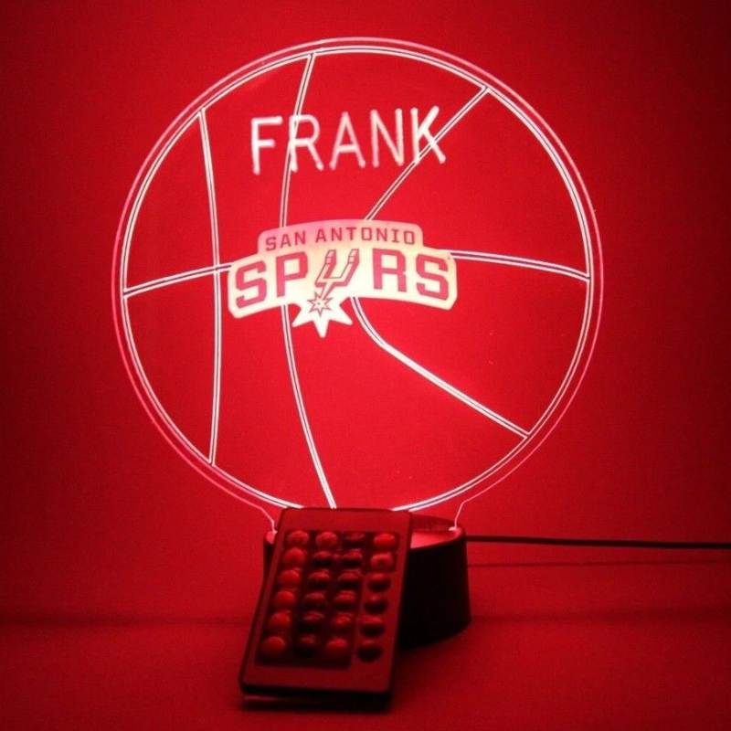 San Antonio Spurs NBA Basketball Sports Fan Light Up Lamp
