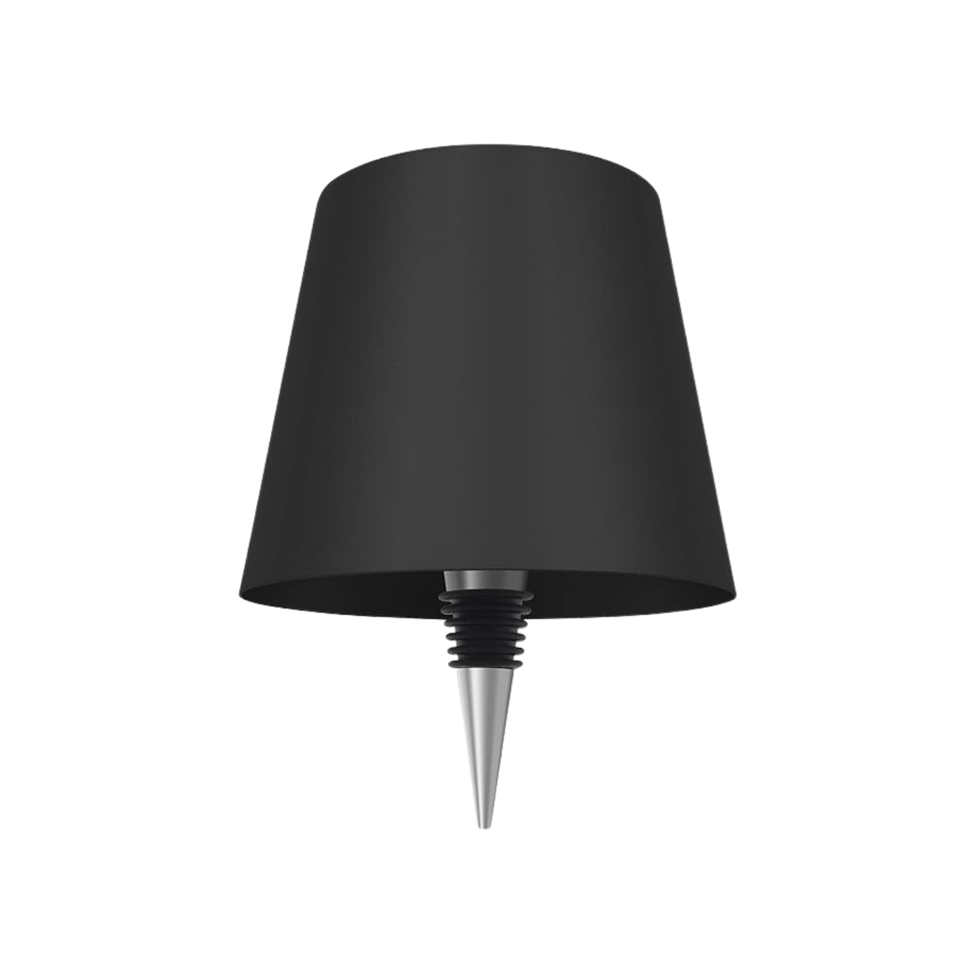 Wireless Bottle Lamp Metal Wine Bottle Light With 3 Color Light Dimming