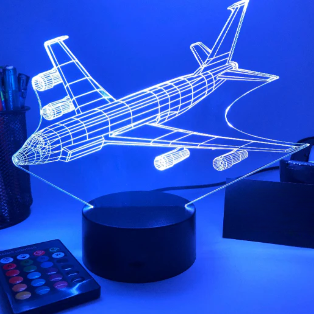 Airplane Illusion LED Lamp-3D Optical Lamp