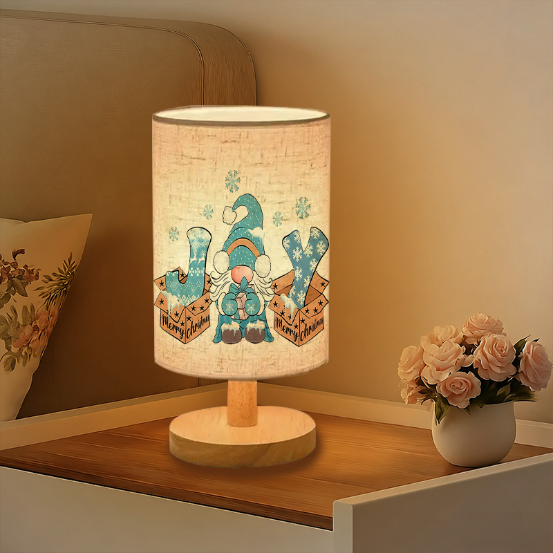 A Modern USB-powered Linen Lamp with a Unique Design and Exquisite Patterns