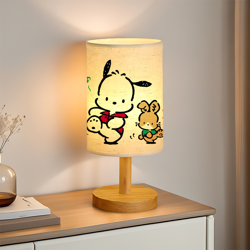 A Modern Sanrio USB Powered Linen Lamp