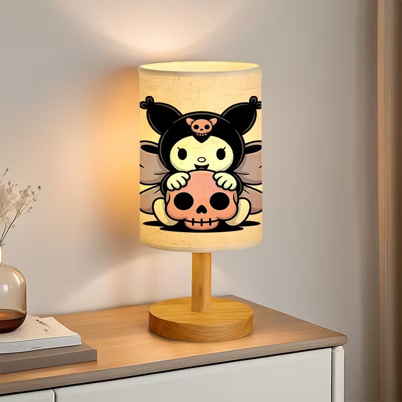 Kuromi Themed USB Powered Bedside Lamp