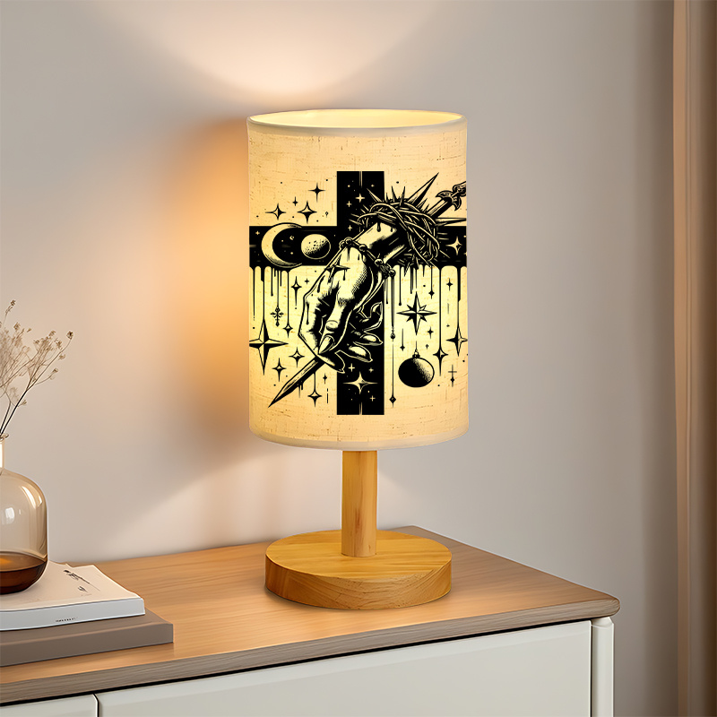 Modern USB-Powered Table Lamp with Bulb - USB Plug-in Bedside