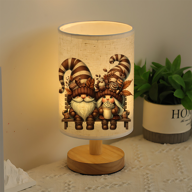 Modern USB-powered Linen Lamp with a Unique Design and Exquisite Pattern