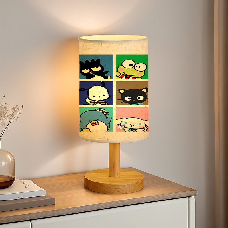Modern Sanrio USB Powered Linen Lamp