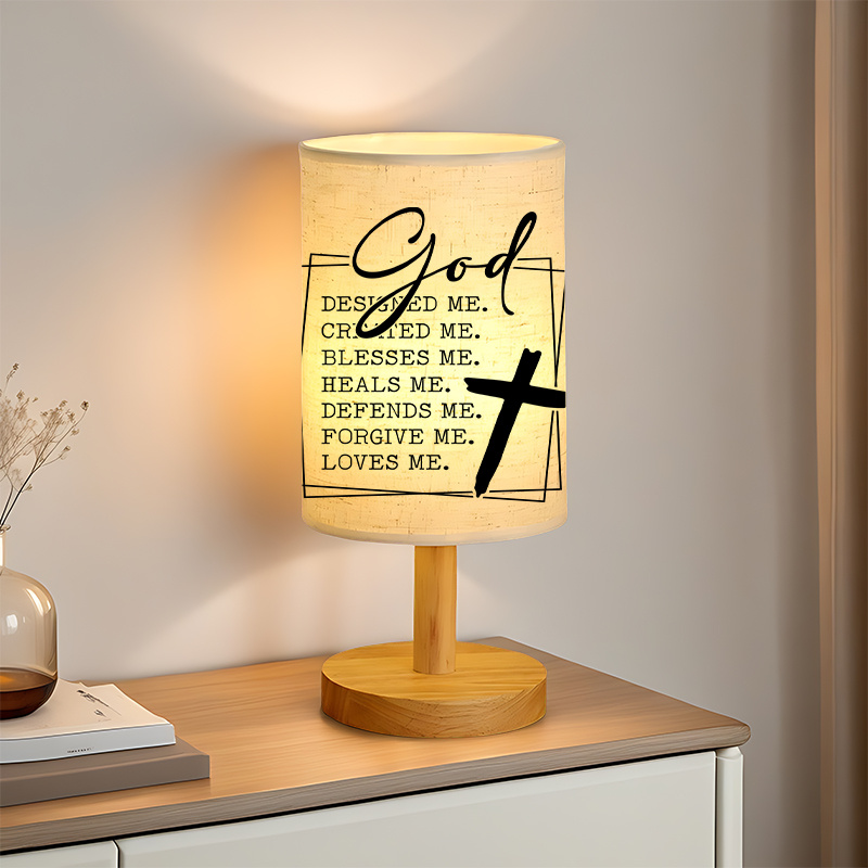 USB-Powered Table Lamp Button-Controlled Uplight
