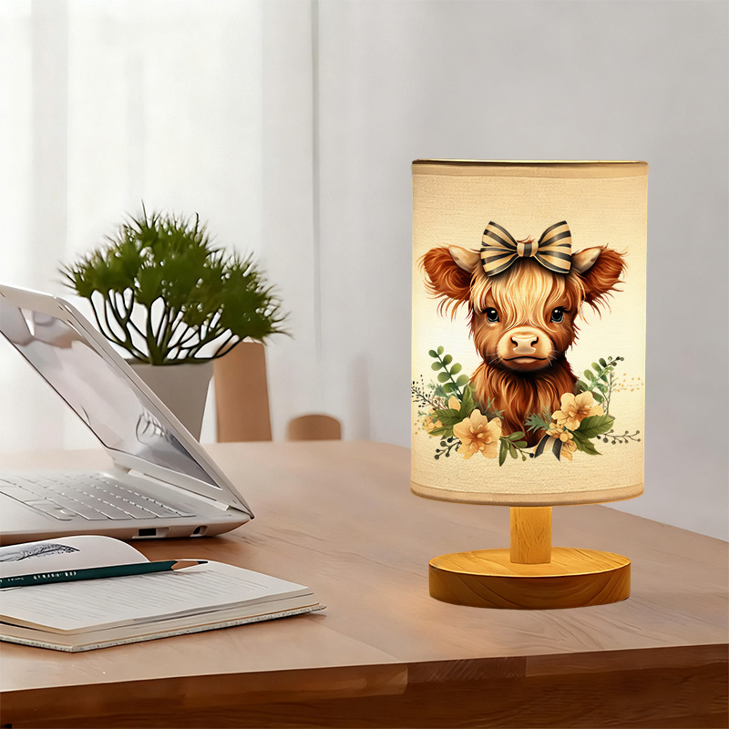 USB Powered Linen Lamp With A Unique Design And Exquisite Patterns