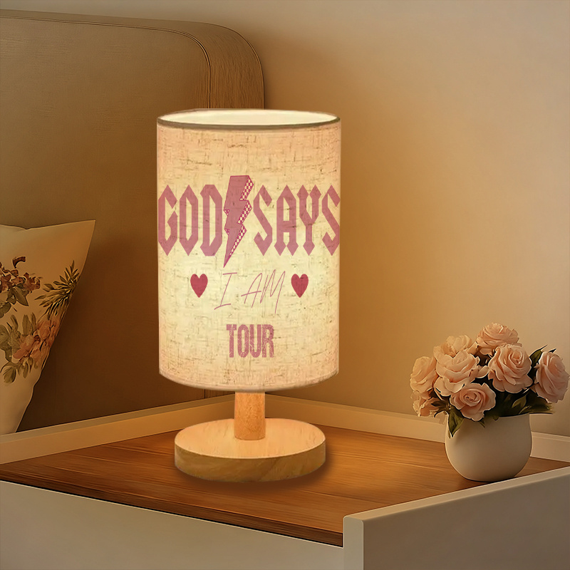 Modern USB-powered Linen Lamp with a Unique Design and Exquisite Patterns