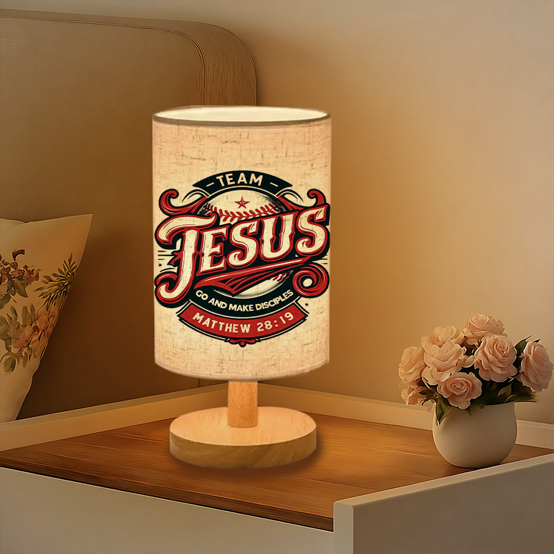 A Modern USB-powered Linen Lamp with a Unique Design and Exquisite Patterns