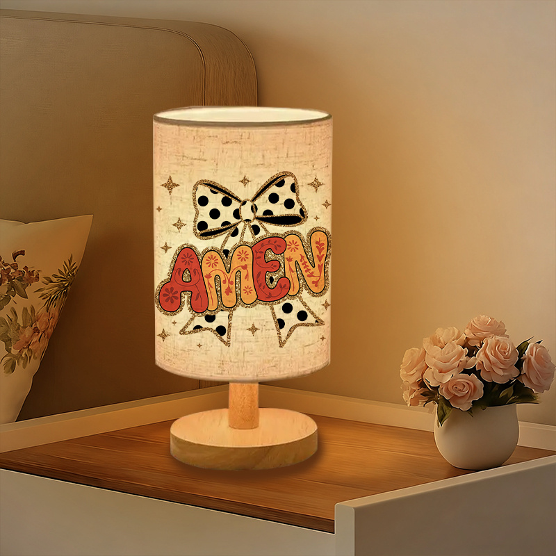 Modern USB-powered Linen Lamp with a Unique Design25