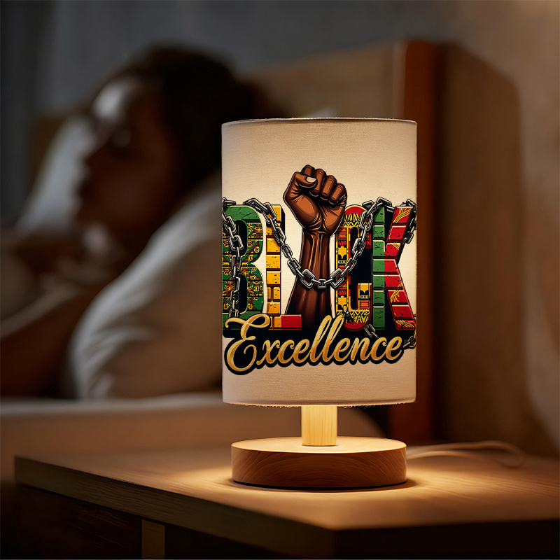 A Modern USB-powered Linen Table Lamp