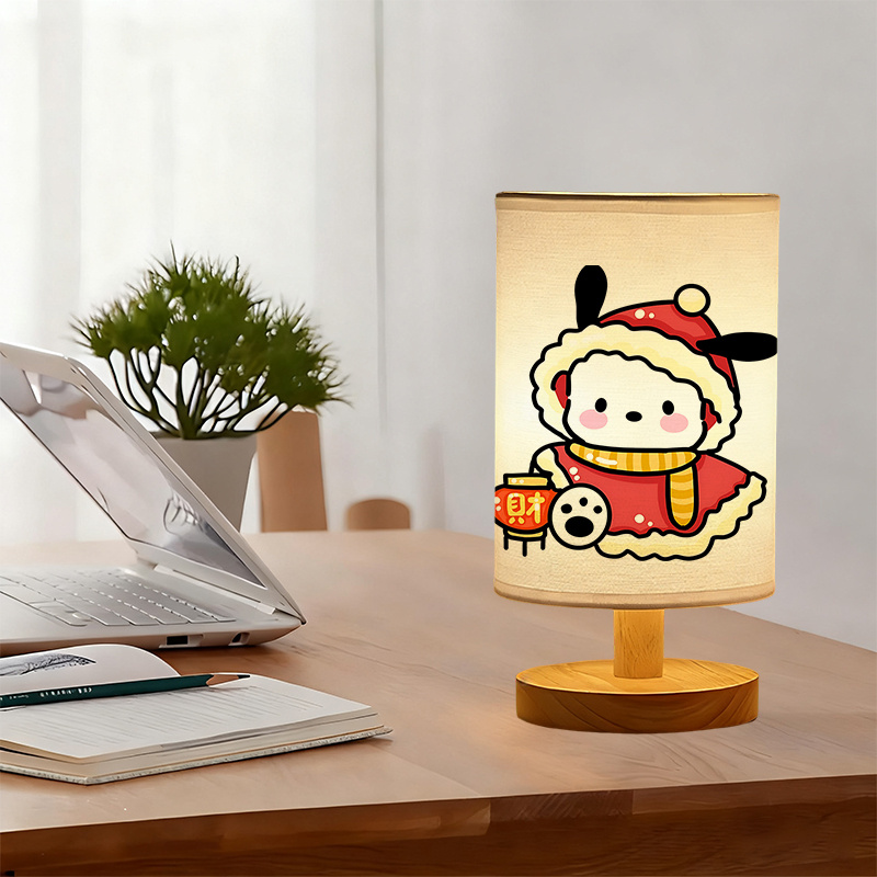 Sanrio USB-powered linen lamp bedside decoration, as well as creating ambiance