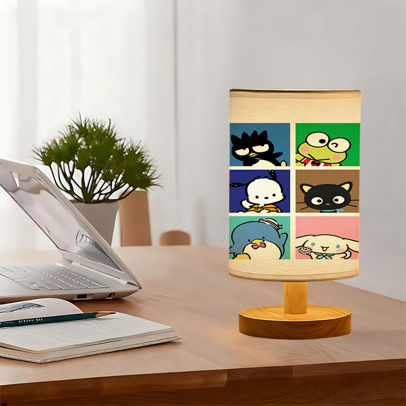 Modern Sanrio USB Powered Linen Lamp
