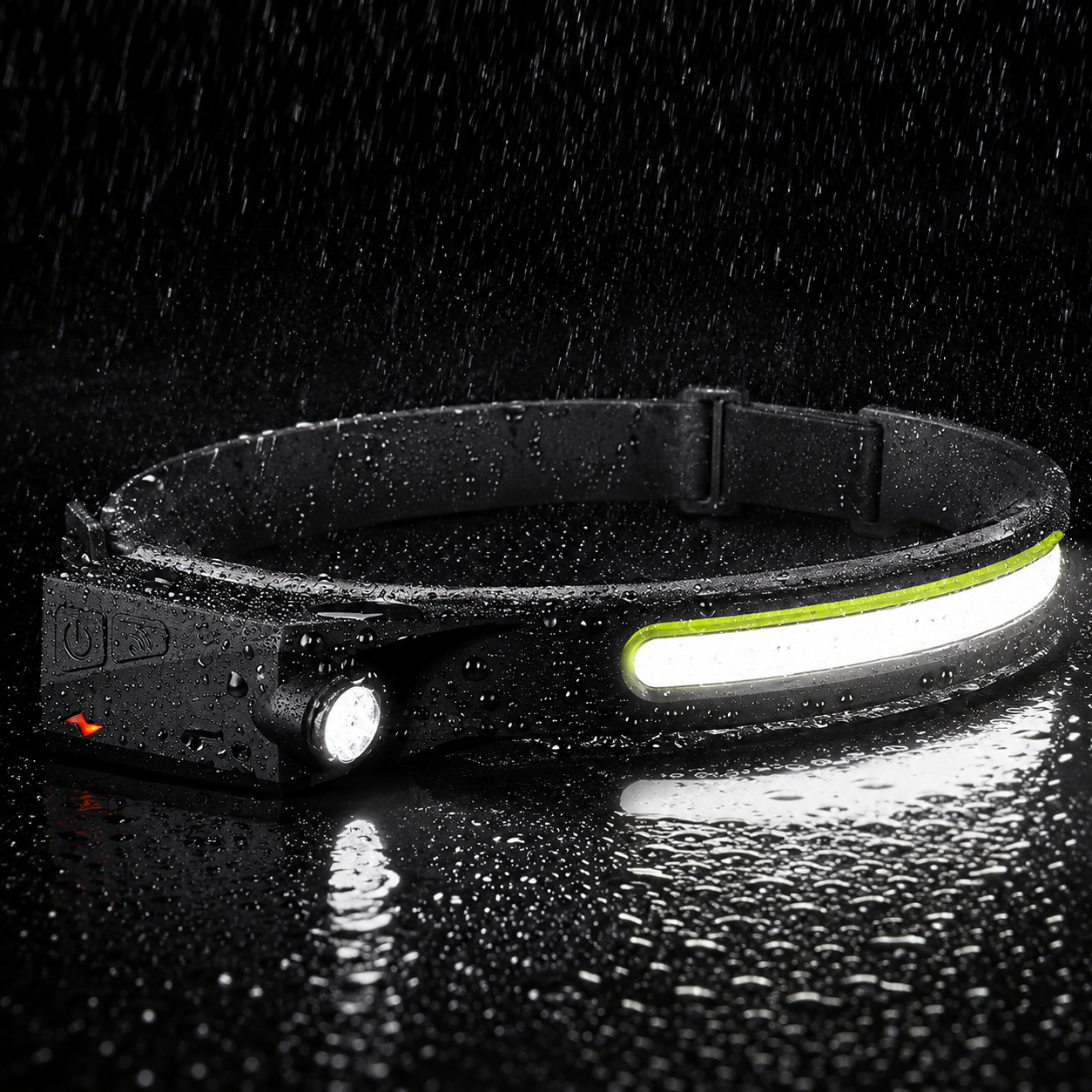 Rechargeable Motion Sensor LED Headlamp For Camping And Hiking