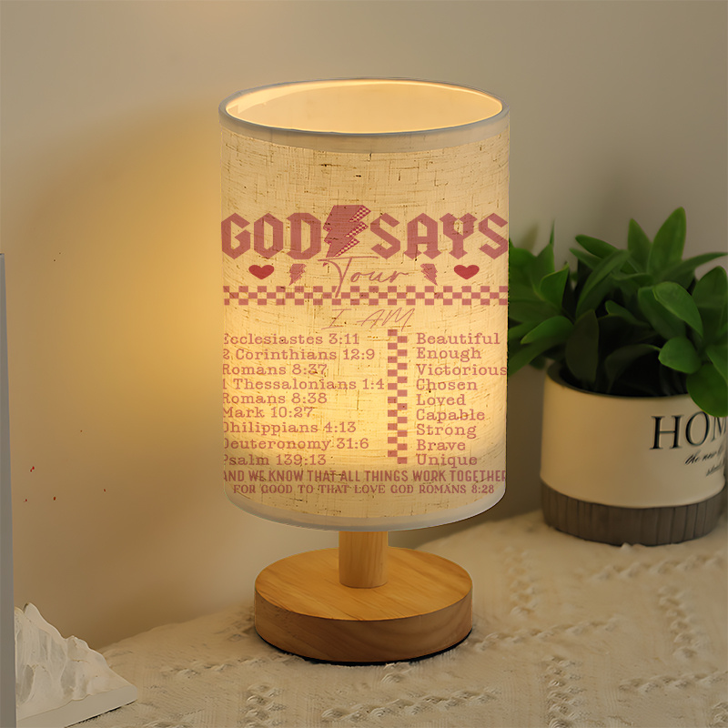 Modern USB-powered Linen Lamp with a Unique Design34