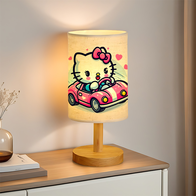 Hello Kitty USB Powered Linen Lamp With A Creative Design