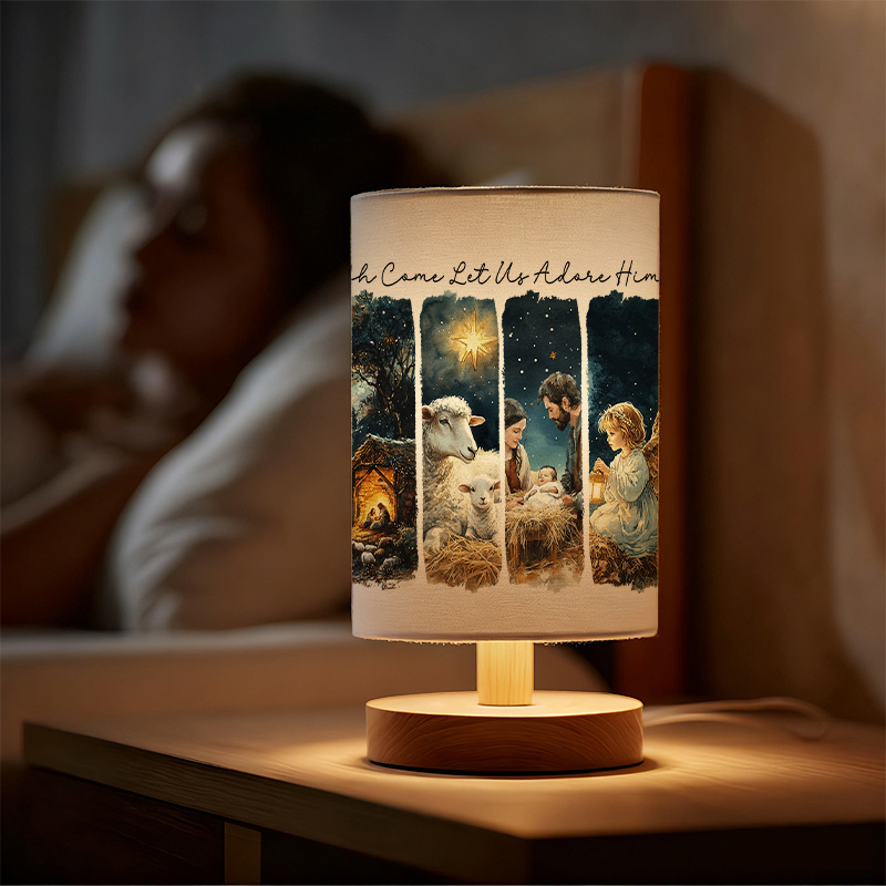 Modern USB-powered Linen Lamp with a Unique Design36