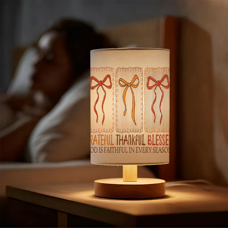 Modern USB-powered Linen Lamp with a Unique Design1