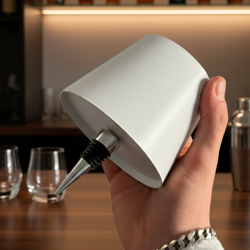 Wireless Bottle Top LED Lamp With Multi Light Color