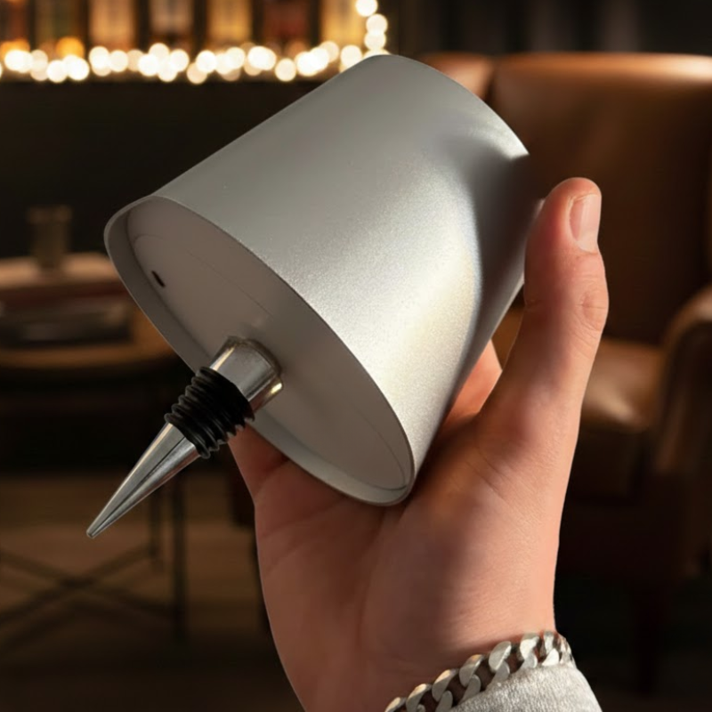 Wireless Bottle Top LED Lamp With Multi Light Color