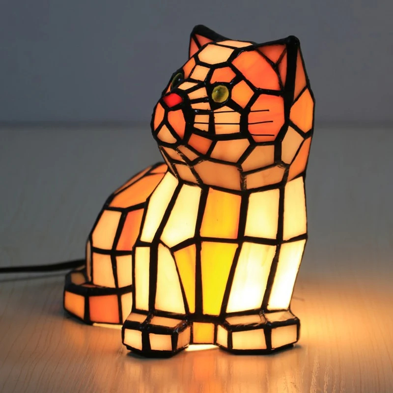 Tiffany Style Pomeranian Lamp