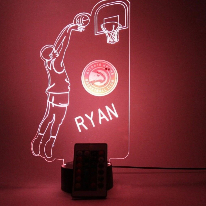 Atlanta Hawks NBA Basketball Player Sports Light Up Lamp