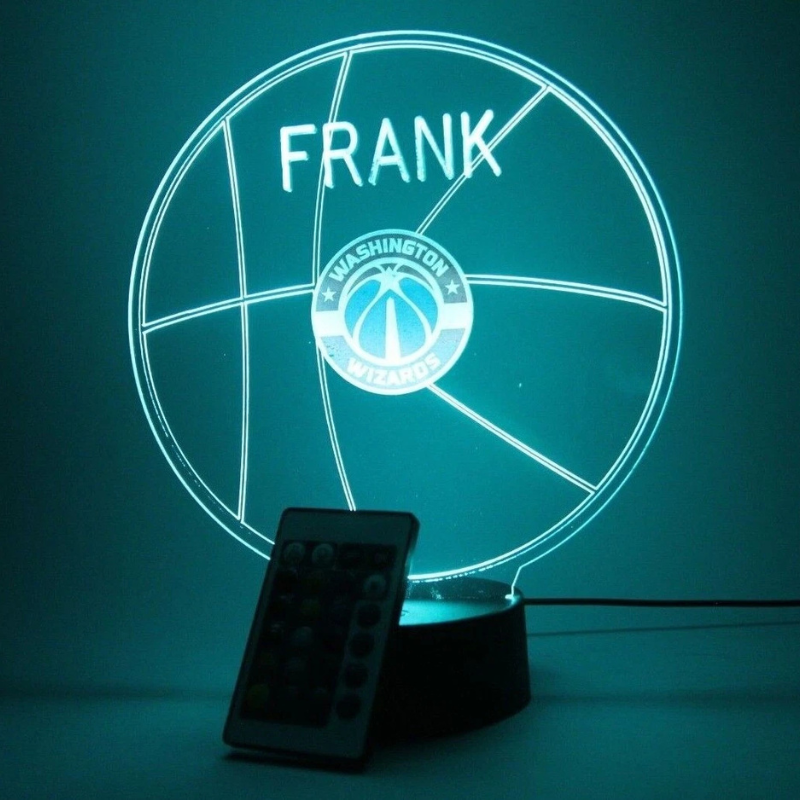 Washington Wizards NBA Basketball Sports Fan Light Up Lamp