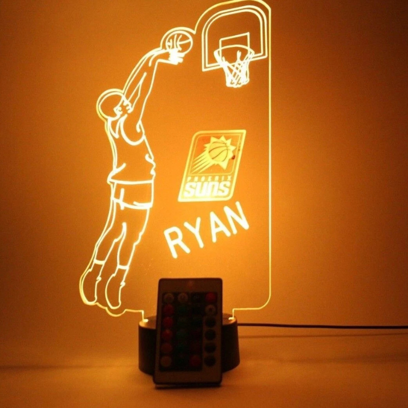 Phoenix Suns NBA Basketball Player Sports Light Up Lamp