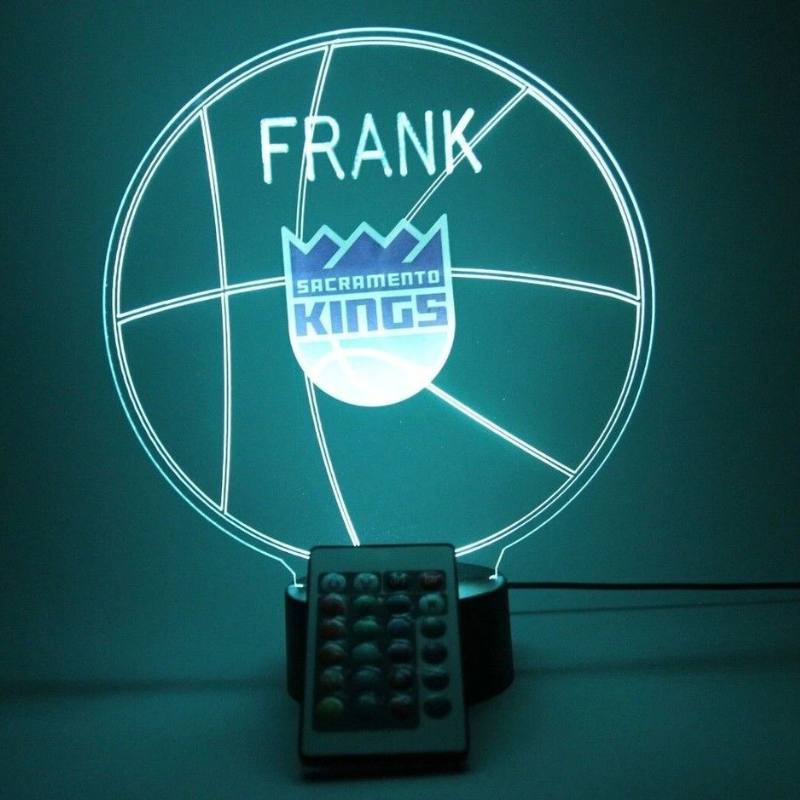 Sacramento Kings NBA Basketball Sports Light Up Night Lamp
