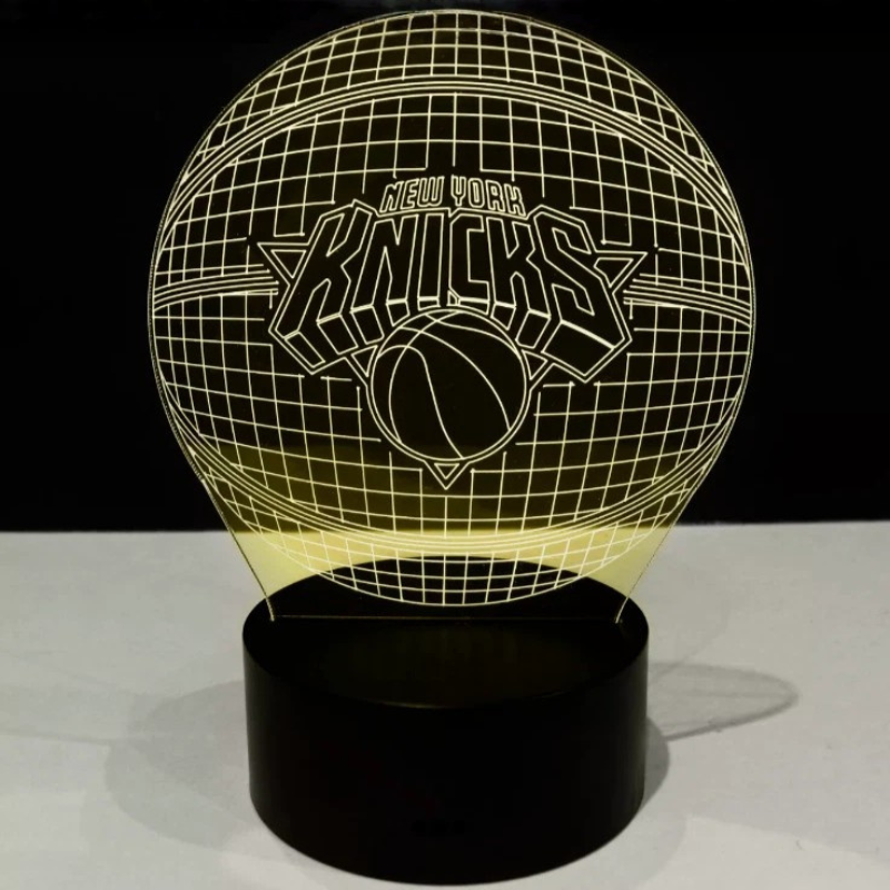 New York Knicks Touch 7 Colors  Light Lamp