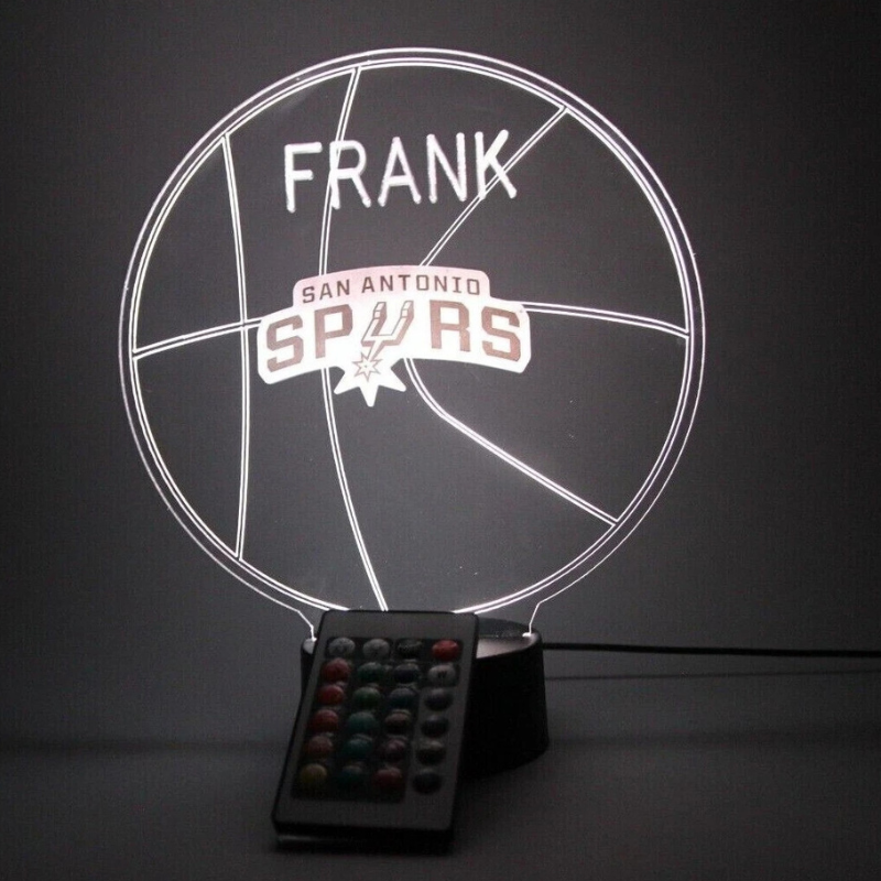 San Antonio Spurs NBA Basketball Sports Fan Light Up Lamp
