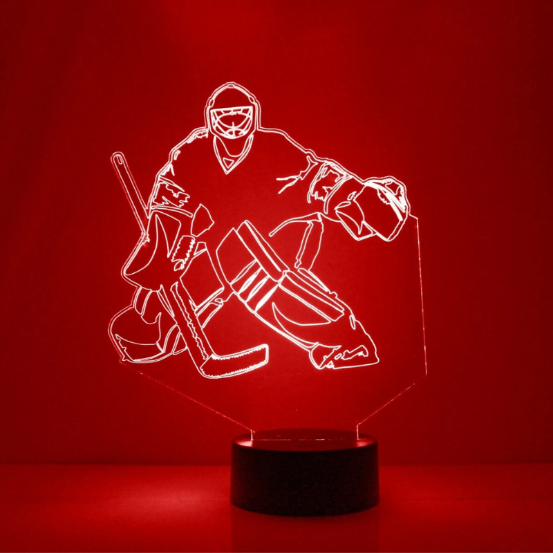 Personalized Anaheim Ducks Goalie Sports Fan Lamp