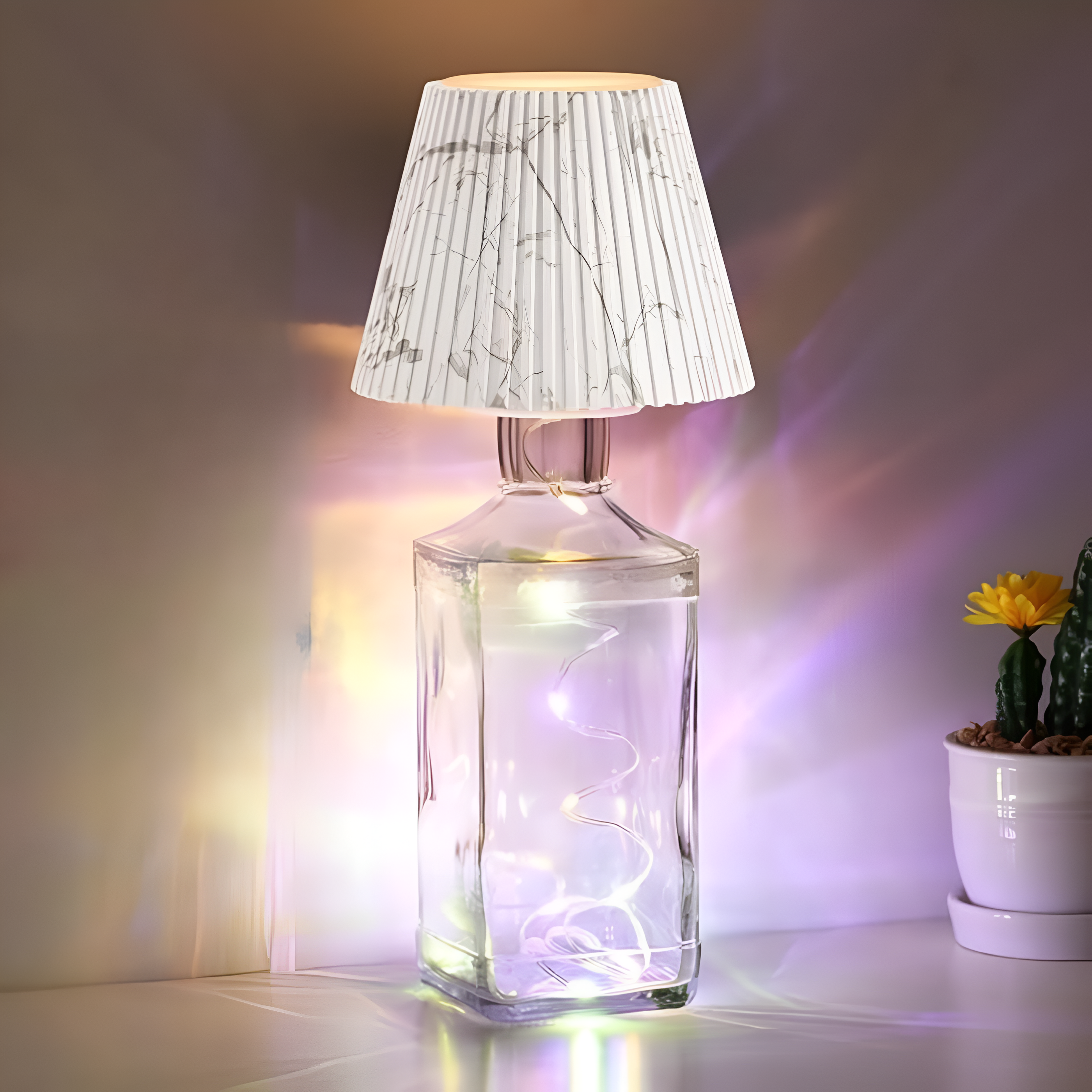 3 Level Brightness Cordless Table Lamp Shades