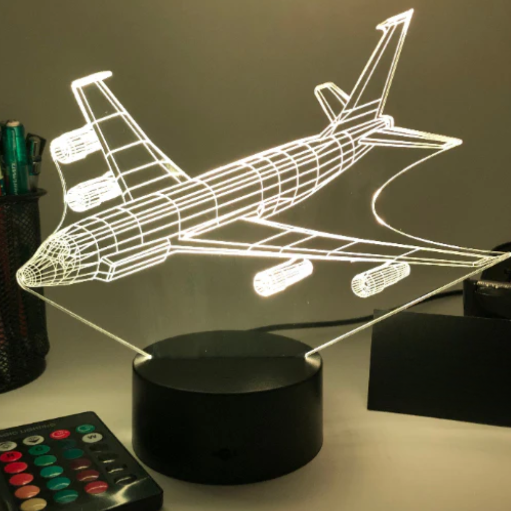 Airplane Illusion LED Lamp-3D Optical Lamp