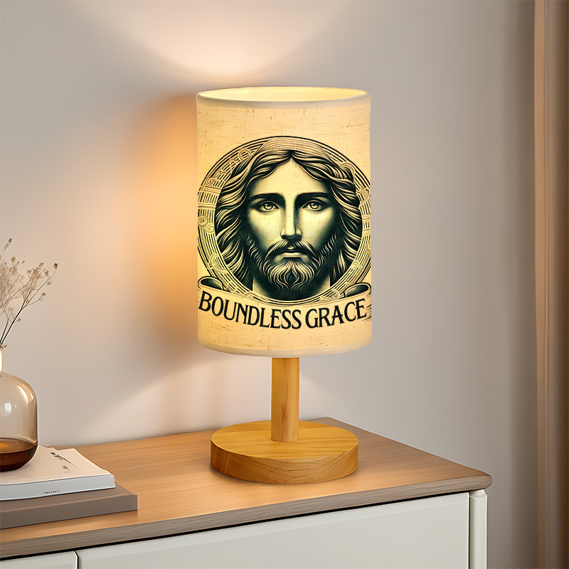 USB Powered Linen Exquisite Patterns Lamp