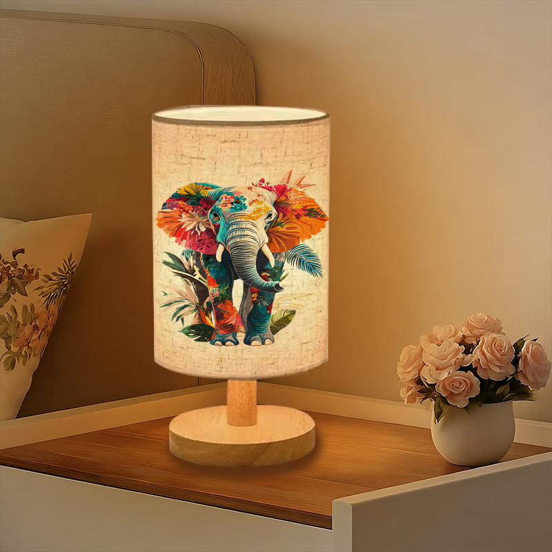 Modern USB-powered Linen Lamp with a Unique Design and Exquisite Pattern