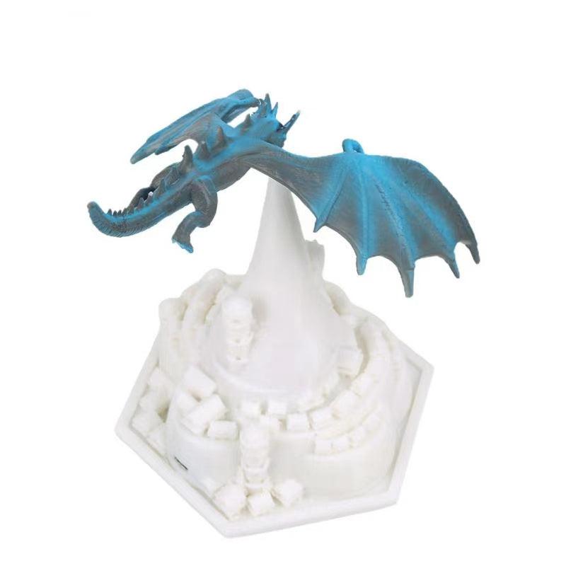 Volcanic Dragon Figurine Decor-3D Optical Lamp