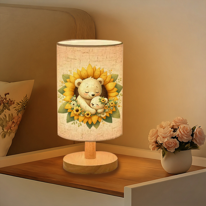 Modern USB-powered Linen Lamp with a Unique Design39
