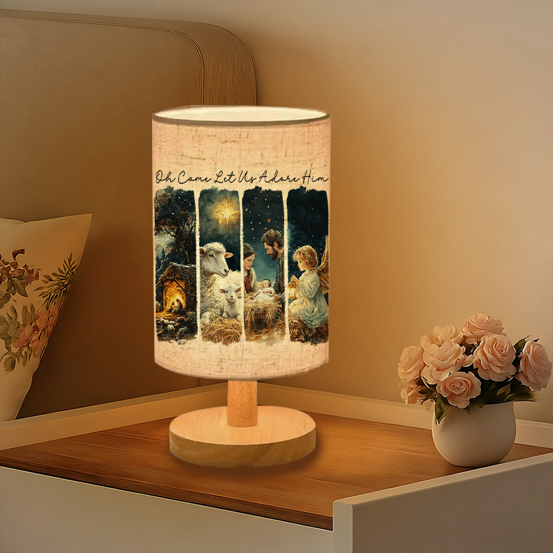 Modern USB-powered Linen Lamp with a Unique Design36