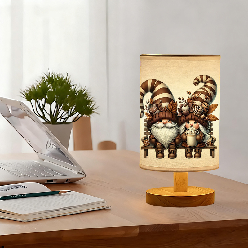 Modern USB-powered Linen Lamp with a Unique Design and Exquisite Pattern