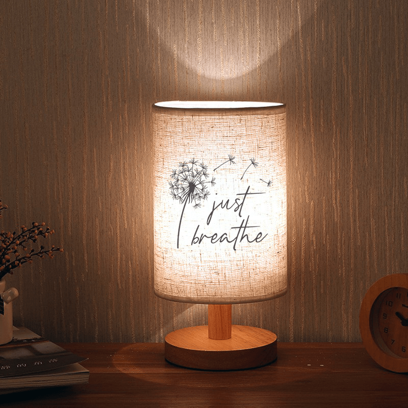 Dandelion Patterned Ambient Bedside Lamp
